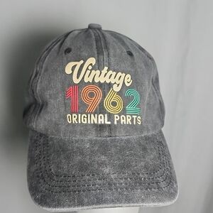 Vintage 1962 Original Parts Gray Cap